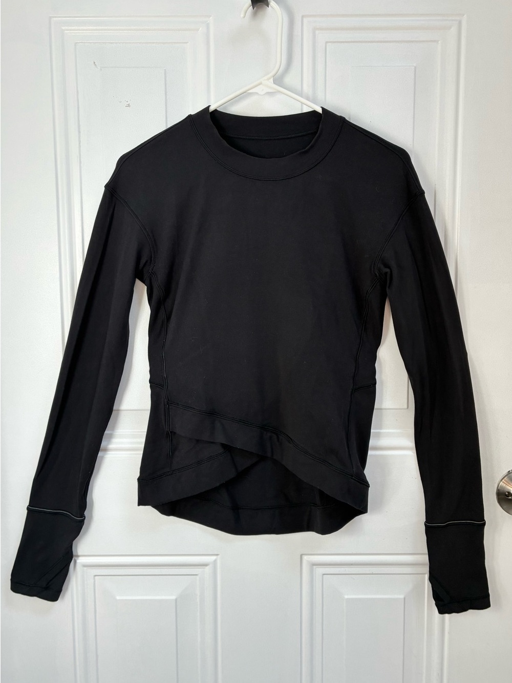 lululemon Rulu Gathered-Waist Long-Sleeve Running Top